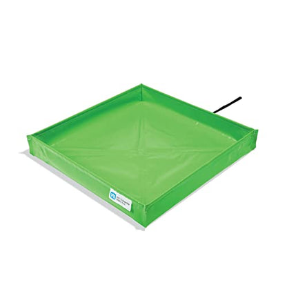 PIG Containment Tray - Collapsible Utility Tray - 30” W x 30” L x 4.75” H- PM50785 - size: 30" x 30" x 4.8"