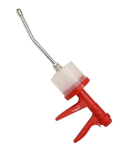 Pistol Grip Dosing Syringe 300ml – Large Capacity Stainless Steel Nozzle Veterinary Syringe for Equine, Livestock, Horse Dental Care, Oral Drenching, Durable Reusable Animal Drench Gun