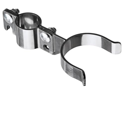 Heavy Duty Stainless Steel 1-3/8" x 2-3/8" Chain Link Fence Gate Fork Latch with Hole for Padlock（Fit 1 3/8" Gate Frame） 1Pack - size: 1-3/8''x2-3/8''-1P