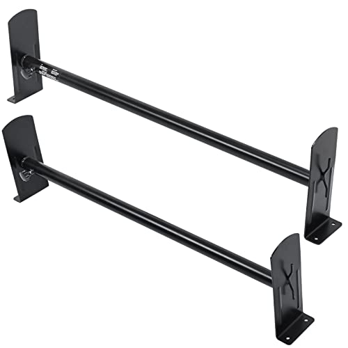 VEVOR Van Roof Ladder Rack, 2 Bars Alloy Steel Roof Racks, 500 LBS Capacity Roof Rack, Adjustable Length 35.8"-52.4", Van Ladder Rack Compatible with Chevrolet Express, GMC Savana, etc, Drilling Mount - size: for Minivans