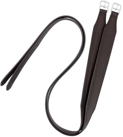 Jeereal Stability Stirrup Leathers for English Saddle Wide Body English Stirrup Leathers for Equestrian Riding - size: 62" / 155cm