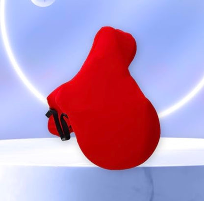 Majestic Ally English Saddle Cover with Adjustable Handle, 4-Way Stretch Spandex/Elastane Fabric, Multiple Colors (Red) - color: Red