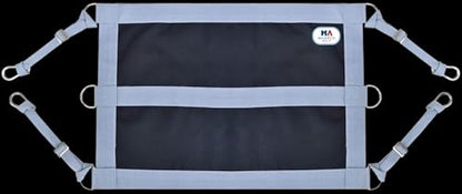 Majestic Ally 1200D 29"x19" Horse Stall Guard with Adjustable Straps and Hardware (Grey Black) - color: Grey Black