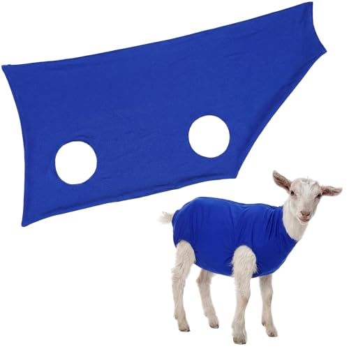 Hsei Spandex Goat Tube for Show Goats Show Livestock Supplies Goat Covers & Blankets(Medium) - size: Medium