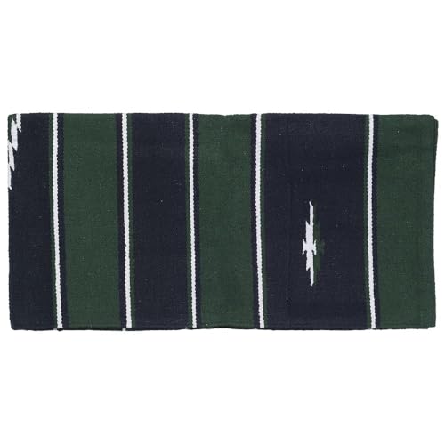 Tough 1 Wool Sierra Saddle Blanket - color: Hunter/Black