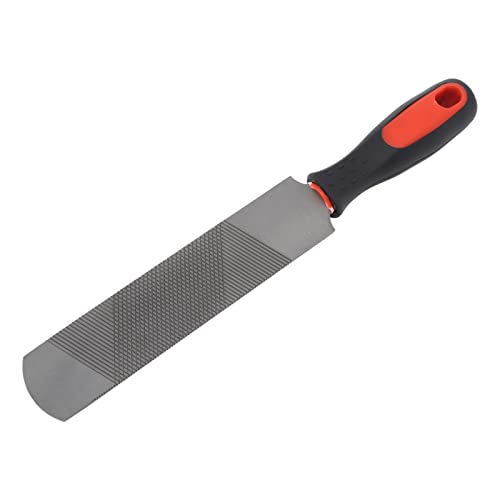 8 Inch Farrier Rasp File with Rubber Handle, Mini Horseshoe File Carbon Steel Farrier File Tool for Horses, Pig Hoof File, Goat Rasp,