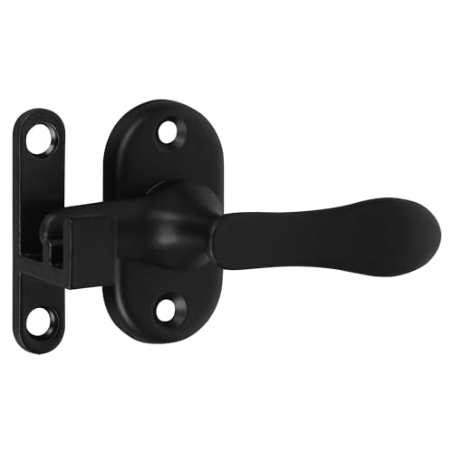 Alise Flip Latch Lock Swinging Gate Latches Door Lock,Black,Small Size - color: Black, size: Small Size