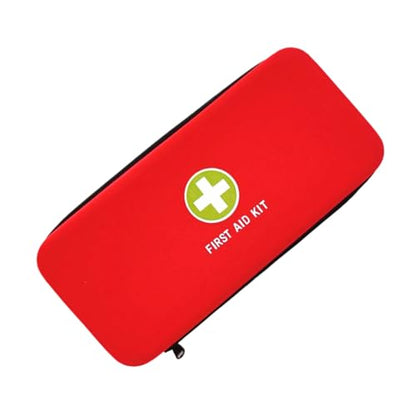 First Aid Hard Case Empty, Red EVA Medical Bag for Home Health, Emergency Responder, Camping Outdoors - color: Red LB