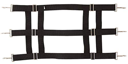 Southwestern Equine Premium Nylon Stall Guard for Horses (Black) - color: Black