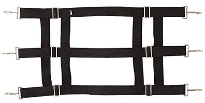 Southwestern Equine Premium Nylon Stall Guard for Horses (Black) - color: Black
