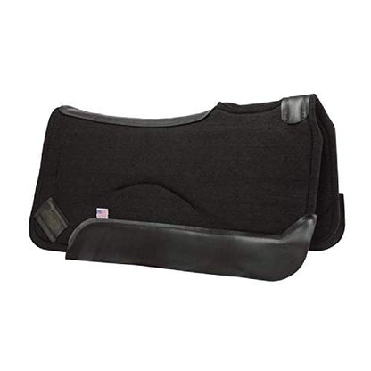 Contour Saddle Pad - color: Black, size: 30 inches (with 3/4 inch pad)