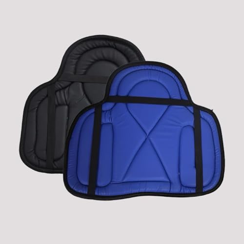 Saddle Tush Cushion Western Long Saddle Pad Horse Riding Seat Saddle Cushion Pad - color: BLUE