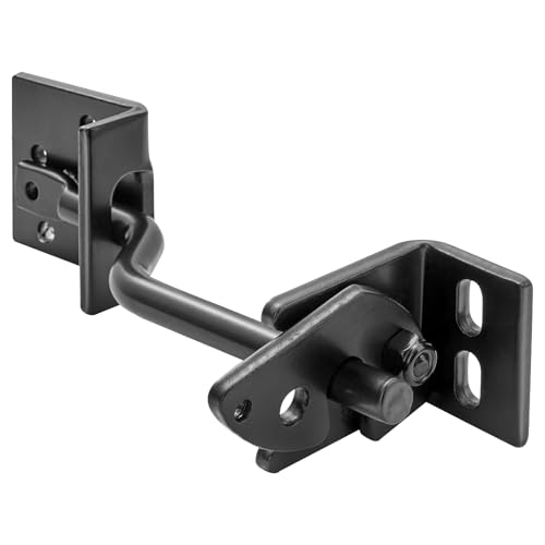Gravity Gate Latch, Self-Locking, Heavy Duty, Black - size: Heavy Gravity