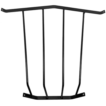 Dutch Ranch Heavy Duty Steel Corner Wall Hay Rack, Black, 24'' Long