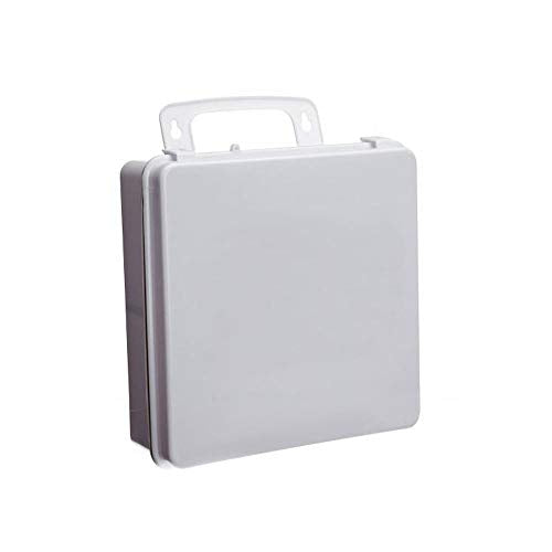Kemp USA 24 Capacity Unit Plastic First Aid Kit Box with Weather-Resistant Gasket Empty Mountable Medical Storage Case Durable Living Hinge & Secure Clasps (Medium) - size: Medium