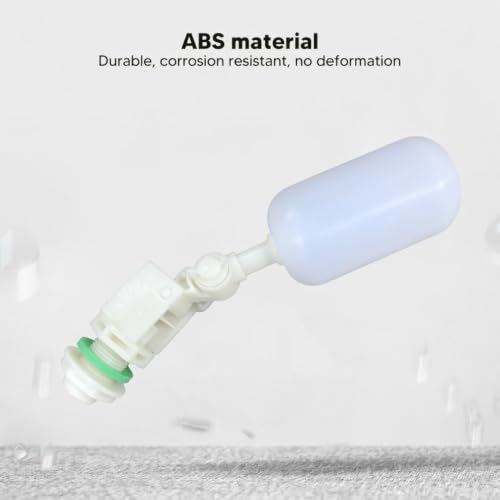 G1/2 Float Valve 2 Pieces, ABS Automatic Livestock Water Bowl Valve for Cattle Goat Sheep Pig Horse Water Trough,21x5x5cm(8.27x1.97x1.97in)