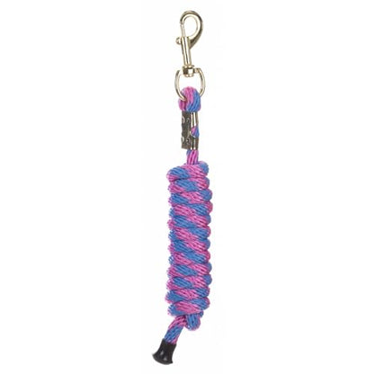 Equinavia Stella 8' Lead Rope with Snap Buckle - Light Blue/Pink - One Size - color: Light Blue/Pink