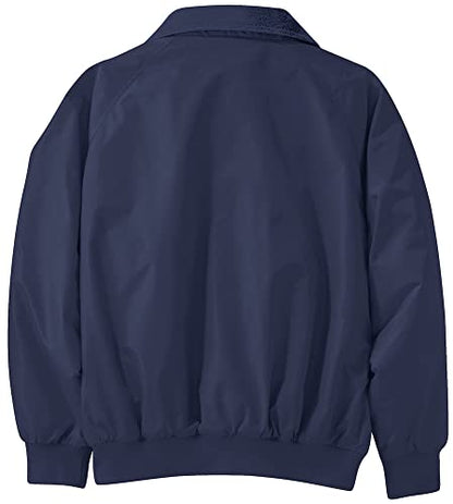 Joe's USA Men's Heavyweight Fleece Lined Water-Resistant Jackets in 12 Colors - color: True Navy/True Navy, size: 4X-Large Tall