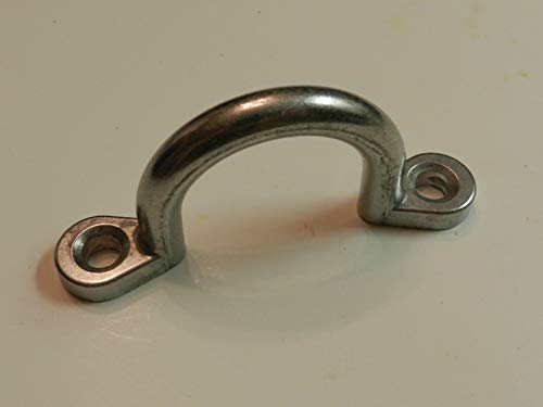 (2) Trailer Tie Loop 2" I.D. Aluminum Bolt-On Lashing Rope Tie Down Ring Horse