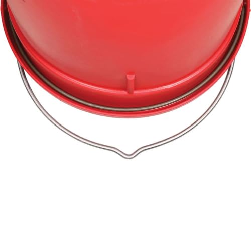 Dura-Tech Platinum Flatback 20 Quart Bucket | Thick-Walled Design | 20 Quart Capacity | Cold Weather Resistant | Reinforced Handle | Patented Mane and Tail Saver