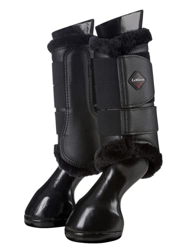 LeMieux Fleece Lined Brushing Horse Boots - Protective Gear and Training Equipment - Equine Boots, Wraps & Accessories