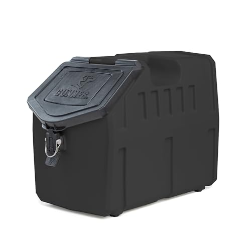 GUNNER 50 Lb Dog Food Storage Container, Black, IP66 Waterproof, Airtight - color: BLACK - 50 LBS, size: 50 lbs