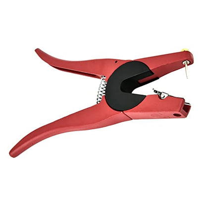 Generic Livestock Ear Tag Plier Applicator Tool Heavy Duty Alloy Ergonomic Anti Slip Handle with Spare Pin for Pig Cow Cattle Sheep Goat Farm Animals
