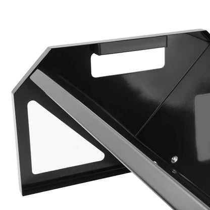 ECOTRIC 22 Gallon Livestock Feeder, 45" Length for 10Sheeps Once, Feeder - color: Black