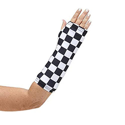 CastCoverz! Designer Arm Cast Cover - Checkerboard - Large Short: 13" Length X 13" Circumference - Removable and Washable - Made in USA - color: Checkerboard, size: Large (Pack of 1)