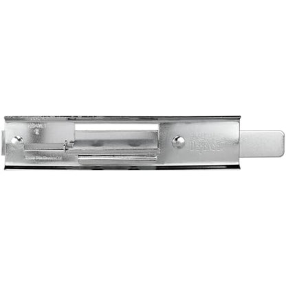 Roll-Lite Original Zinc Platted Latch, 9-1/2" × 2-1/4", 2-Bolt, Universal fit for Flat & Corrugated Doors - size: SS-RL1