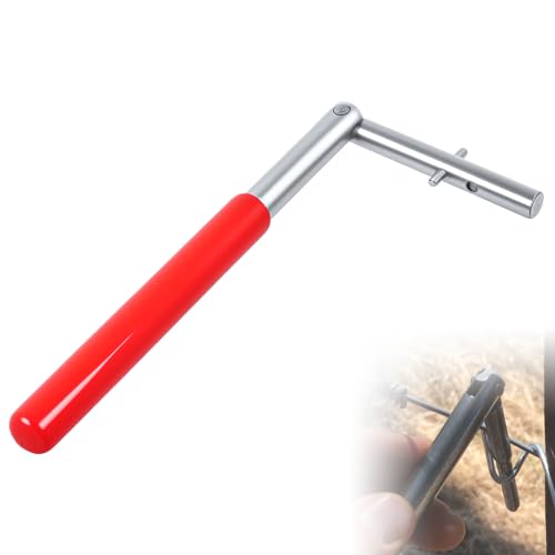 T-post Clips Tool Fence Clips Twisting Tool and Wire Steel Bender T-post Multi-Functional Handheld Tool