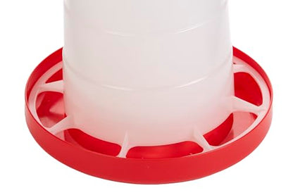 Little Giant® Plastic Hanging Poultry Feeder | Heavy Duty Automatic Feed Container for Poultry (Red, 11 Pound) - size: 11 Pound