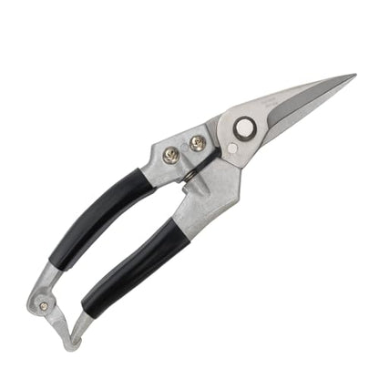 Goat Hoof Trimmers and Farrier Shears – Versatile Hoof, Wire, and Pipe Cutting Tool for Livestock – Silver (2pack) - style: Silver-Black-2pack