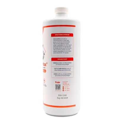 vetr AlbendaMax Oral Suspension, Liquid for Cattle, Sheep & Goats – 960 mL - size: 960mL
