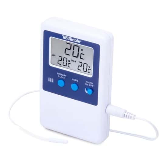 Traceable Calibrated Digital Fridge Thermometer/Freezer Thermometer with Bullet Probe, –58 to 158 Fahrenheit, 1 Resolution, Accuracy of 1 Degree Celsius - size: Bullet Probe