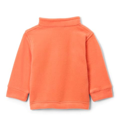Columbia Youth Steens Mountain II Fleece Jacket - color: Zing/Black, size: 3-6 Months