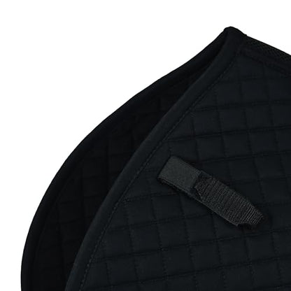 WeatherBeeta Prime Air-Tec Jump Shaped Saddle Pad - color: Black, size: Large