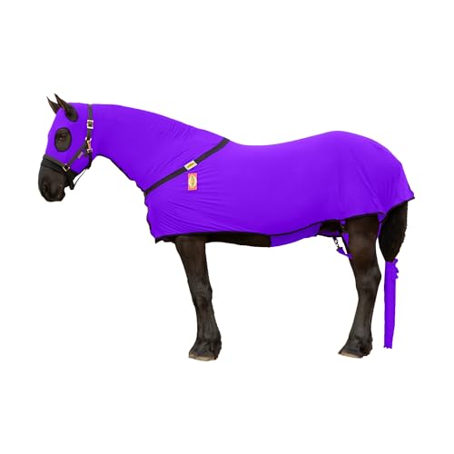 RESISTANCE Full Body Slinky with Zipper Hood and Belly Wrap, Various Sizes and Colors - color: Purple, size: Medium