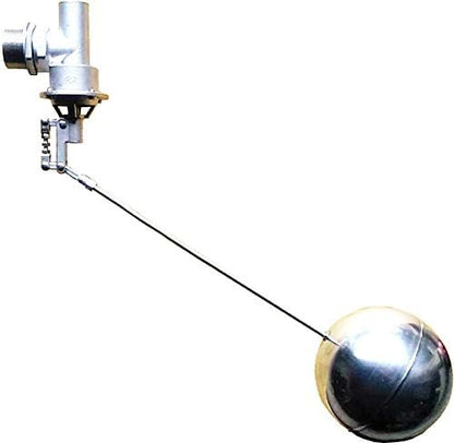 304 Stainless Steel Balanced Float Ball Valve, Tank Mount, 100 Psi (1-1/2") - size: 1.5 Inch