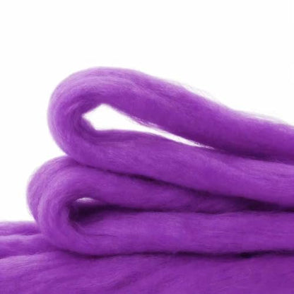 VNAKER 3.4oz Needle Felting Wool Purple for DIY Needle Craft Enthusiasts - color: Purple