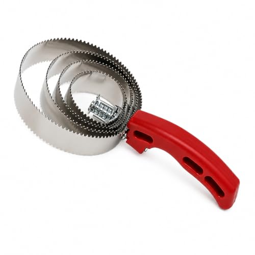 4-Ring Horse Curry Comb, Reversible Stainless Steel Shedding Scraper - color: Metal Curry Comb