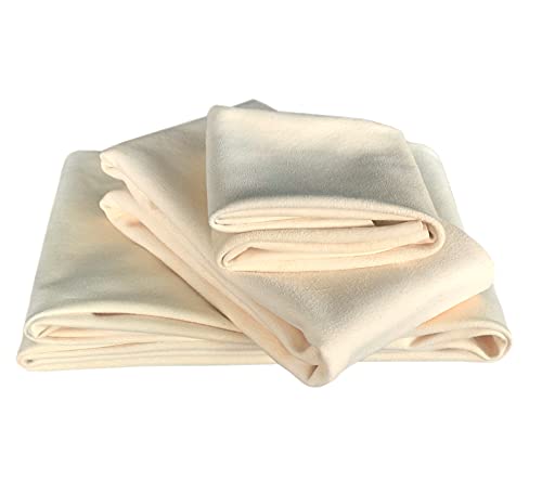 Chamois Drying Cloth Car Drying Towel Real Leather Super Absorbent Fast Drying Natural Chamois Car Wash Cloth Accessory (7.25 SQ FT in Total) - size: 7.25 sq ft in total