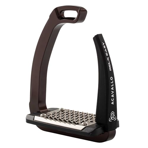 Acavallo Rel-X Easy Stirrups - color: Brown