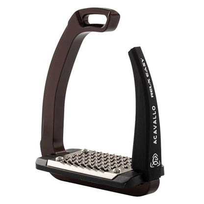 Acavallo Rel-X Easy Stirrups - color: Brown