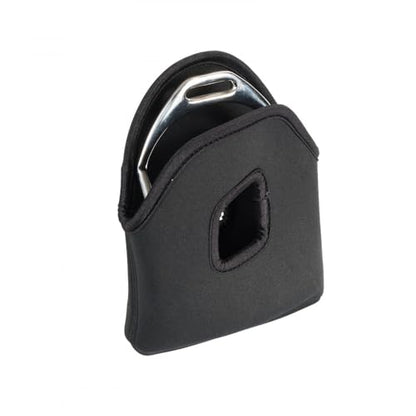 Horze Soft Neoprene 6.3" x 8" Stirrup Covers | Protect Your Saddle - Black - One Size