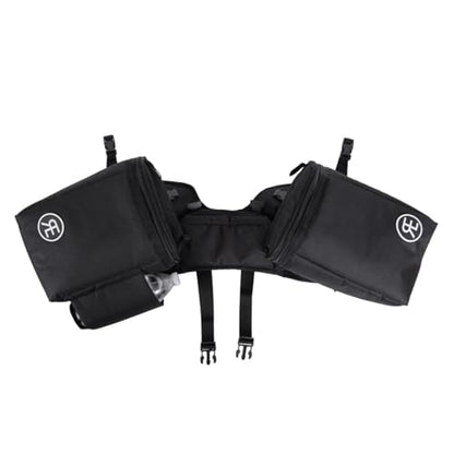 Reinsman Pommel Cooler Bag | Equestrian Durable Convenient Spacious 2-Side Nylon Insulated Bag with Stainless Steel Hardware | Easy Attachment to The Swell with Adjustable Strap - color: Black