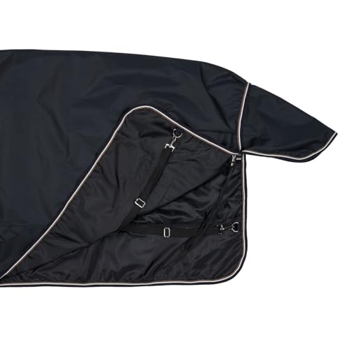 Horze Pony Glasgow Light Weight Turnout Blanket 100g - Dark Blue - 49 in - size: 49 in