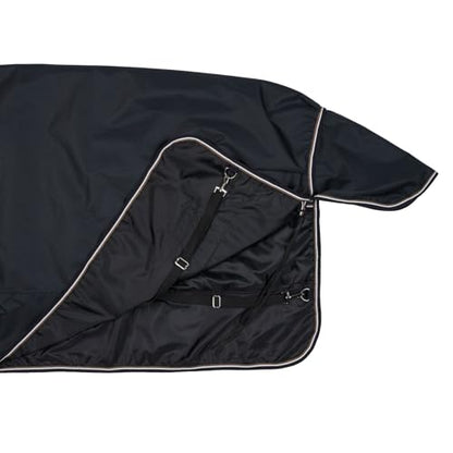 Horze Pony Glasgow Light Weight Turnout Blanket 100g - Dark Blue - 49 in - size: 49 in