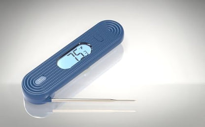 ONLY HUMAN HDP-01 Digital Instant Read Meat Thermometer, High Accuracy Food Cooking Thermometer with Ultra Bright Backlight Display (Midnight Blue) - color: Midnight Blue