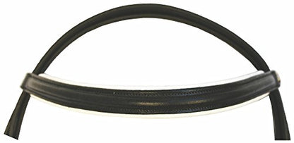 Henri de Rivel Pro Padded Dressage Bridle with Web Reins - color: Black/White, size: Cob
